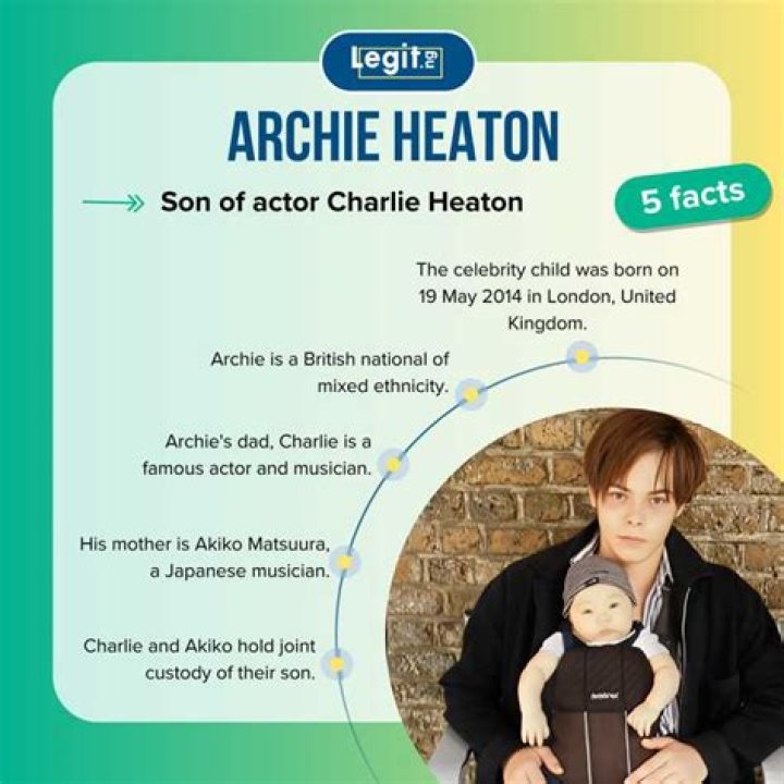 Archie Heaton Mother Akiko Matsuura Had A Huge Age Difference With Charlie Heaton