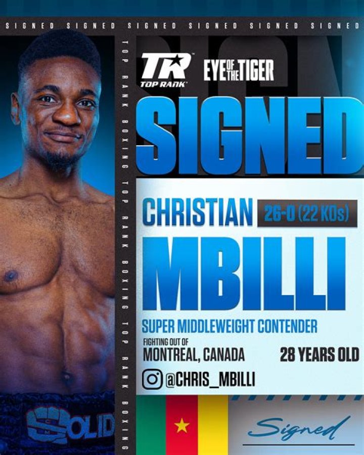 
Christian Mbilli Height, Weight, Net Worth, Age, Birthday, Wikipedia, Who, Nationality, Biography 