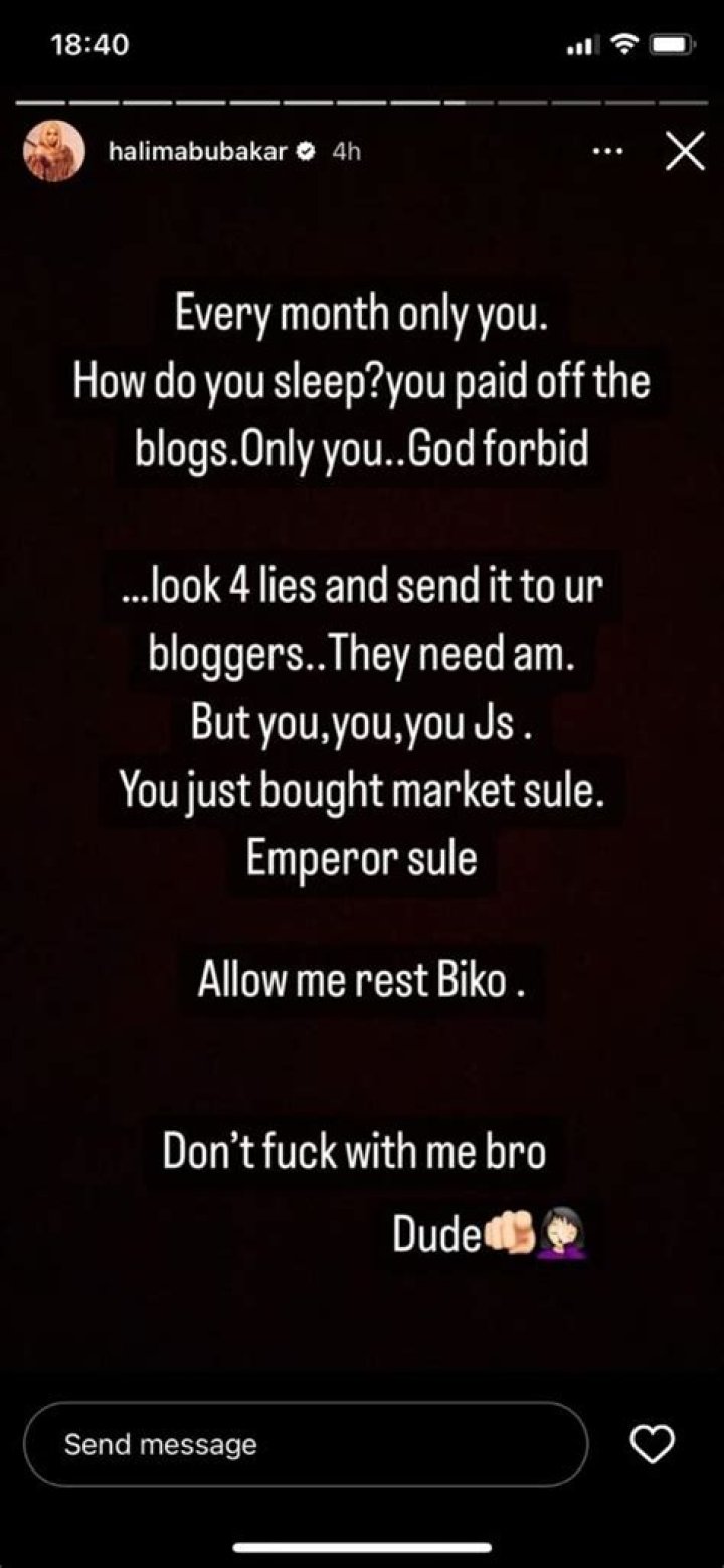 
Halima Abubakar admits regret, reveals how she met Apostle Suleman 