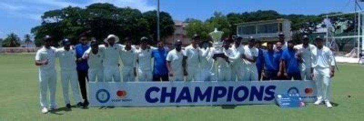 
West Zone thrash South Zone by 294 runs to win Duleep Trophy 