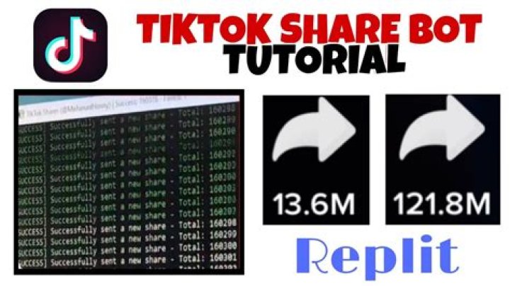 
What Is The Replit Tiktok Share Bot? Free Share & Follow Bot Details 
